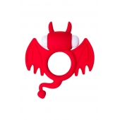 Красное эрекционное кольцо на пенис JOS COCKY DEVIL - JOS - в Симферополе купить с доставкой