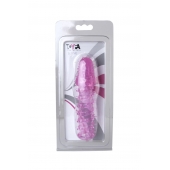 Розовая насадка с нежными шипами - 13,5 см. - Toyfa Basic - в Симферополе купить с доставкой