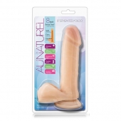 Телесный фаллоимитатор 8 Inch Sensa Feel Dildo - 20,3 см. - Blush Novelties