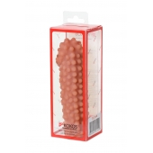 Телесная насадка на фаллос с бугорками KOKOS Extreme Sleeve 10 - 15,8 см. - KOKOS - в Симферополе купить с доставкой