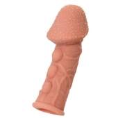 Насадка на фаллос с пузыриками, венками и ребристостью KOKOS Extreme Sleeve 09 - 12,7 см. - KOKOS - в Симферополе купить с доставкой