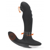 Черный вибромассажер простаты с функцией римминга Plug with Perineum Stimulator - 16,6 см. - Orion - в Симферополе купить с доставкой