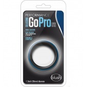 Черно-синее эрекционное кольцо Silicone Go Pro Cock Ring - Blush Novelties - в Симферополе купить с доставкой