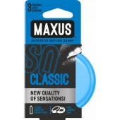 Классические презервативы в железном кейсе MAXUS Classic - 3 шт. - Maxus - купить с доставкой в Симферополе