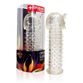Закрытая прозрачная насадка на пенис Crystal Sleeve Faraon - 13,5 см. - Erowoman-Eroman - в Симферополе купить с доставкой