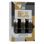 Подарочный набор вкусовых лубрикантов Tri-Me Triple Pack Gelato - System JO - купить с доставкой в Симферополе