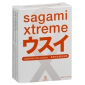 Ультратонкие презервативы Sagami Xtreme SUPERTHIN - 3 шт. - Sagami - купить с доставкой в Симферополе