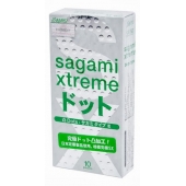 Презервативы Sagami Xtreme Type-E с точками - 10 шт. - Sagami - купить с доставкой в Симферополе