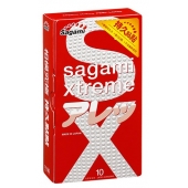 Утолщенные презервативы Sagami Xtreme Feel Long с точками - 10 шт. - Sagami - купить с доставкой в Симферополе