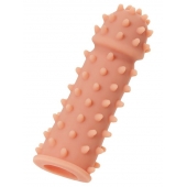 Телесная реалистичная насадка KOKOS Extreme Sleeve 03 с дополнительной стимуляцией - 12,7 см. - KOKOS - в Симферополе купить с доставкой