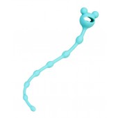Мятная силиконовая анальная цепочка Froggy - 27,4 см. - ToyFa