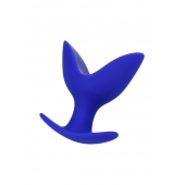 Синяя силиконовая расширяющая анальная втулка Bloom - 9,5 см. - ToyFa в Симферополе Синяя силиконовая расширяющая анальная втулка Bloom - 9,5 см. - ToyFa