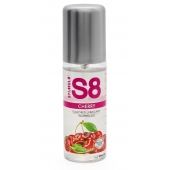 Смазка на водной основе S8 Flavored Lube со вкусом вишни - 125 мл. - Stimul8 - купить с доставкой в Симферополе