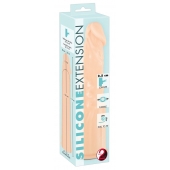 Телесная насадка-удлинитель Silicone Extension - 19 см. - Orion - в Симферополе купить с доставкой
