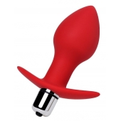 Красная анальная вибровтулка Glam - 9,7 см. - ToyFa в Симферополе Красная анальная вибровтулка Glam - 9,7 см. - ToyFa