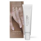 Гель для мастурбации с ароматом кокоса Slow Sex Finger Play Gel - 30 мл. - Bijoux Indiscrets - купить с доставкой в Симферополе