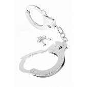 Металлические серебристые наручники Designer Metal Handcuffs - Pipedream - купить с доставкой в Симферополе