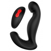 Черный вибромассажер простаты SWIRLING P-PLEASER - Dream Toys - в Симферополе купить с доставкой