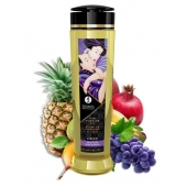 Массажное масло Libido Exotic Fruits с ароматом экзотических фруктов - 240 мл. - Shunga - купить с доставкой в Симферополе