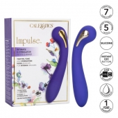 Фиолетовый вибромассажер с электростимуляцией Intimate Estim Petite G Wand - 19 см. - California Exotic Novelties - купить с доставкой в Симферополе