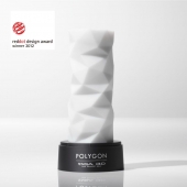 Белый 3D мастурбатор POLYGON - Tenga - в Симферополе купить с доставкой