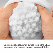 Белый мастурбатор Tenga Geo Coral - Tenga - в Симферополе купить с доставкой