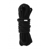 Черная веревка для шибари DELUXE BONDAGE ROPE - 5 м. - Dream Toys - купить с доставкой в Симферополе