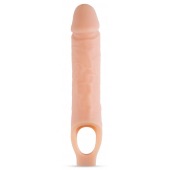 Телесный реалистичный фаллоудлинитель 10 Inch Silicone Cock Sheath Penis Extender - 25,4 см. - Blush Novelties - в Симферополе купить с доставкой