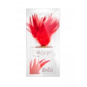 Красный перьевой тиклер Plume - 23 см. - Lola Lingerie - купить с доставкой в Симферополе