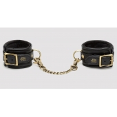 Черные наручники Bound to You Faux Leather Wrist Cuffs - Fifty Shades of Grey - купить с доставкой в Симферополе