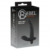 Черный вибромассажер простаты Naughty Finger Prostate Vibe - 13,8 см. - Orion - в Симферополе купить с доставкой