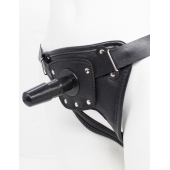 Черный пояс для насадок CLASS STRAP Restyling - LOVETOY (А-Полимер) - купить с доставкой в Симферополе