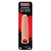 Телесная насадка EXTENDER WITH BALL STRAP 6.5 - 17 см. - Dream Toys - в Симферополе купить с доставкой