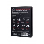 Фиолетовый набор БДСМ «Накажи меня нежно» с карточками - Штучки-дрючки - купить с доставкой в Симферополе