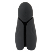 Черный силиконовый вибромастурбатор с нагревом Masturbator with 2 Functions - Orion - в Симферополе купить с доставкой