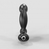 Черный вибромассажер простаты и промежности Prostate Pro с пультом ДУ - Bathmate - в Симферополе купить с доставкой