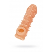 Телесная закрытая насадка с пупырышками Cock Sleeve Size M - 15,6 см. - KOKOS - в Симферополе купить с доставкой