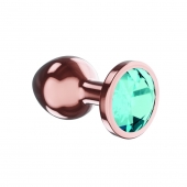 Пробка цвета розового золота с малиновым кристаллом Diamond Topaz Shine L - 8,3 см. - Lola Games - купить с доставкой в Симферополе