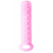 Розовый фаллоудлинитель Homme Long - 13,5 см. - Lola Games - в Симферополе купить с доставкой