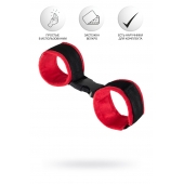 Красно-черные велюровые оковы Anonymo - ToyFa - купить с доставкой в Симферополе