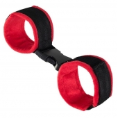 Красно-черные велюровые оковы Anonymo - ToyFa - купить с доставкой в Симферополе