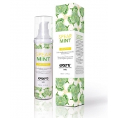 Разогревающее массажное масло Gourmet Spearmint Organic с органическими ингредиентами - 50 мл. - Exsens - купить с доставкой в Симферополе
