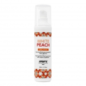 Разогревающее массажное масло Gourmet White Peach Organic с органическими ингредиентами - 50 мл. - Exsens - купить с доставкой в Симферополе