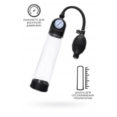 Прозрачная механическая помпа Roald с манометром - Sexus - в Симферополе купить с доставкой