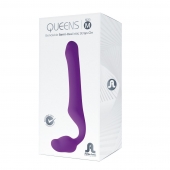 Лиловый безремневой страпон Queens M - Adrien Lastic - купить с доставкой в Симферополе