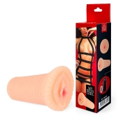 Реалистичный мастурбатор-вагина телесного цвета с вибрацией - Bior toys - в Симферополе купить с доставкой