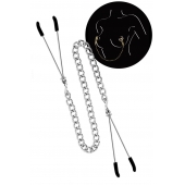 Регулируемые зажимы для сосков Sweet Caress Nipple Chain - Sweet Caress - купить с доставкой в Симферополе