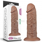 Коричневый фаллоимитатор Cubby dildo - 26,6 см. - Lovetoy в Симферополе Коричневый фаллоимитатор Cubby dildo - 26,6 см. - Lovetoy
