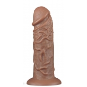 Коричневый фаллоимитатор Cubby dildo - 26,6 см. - Lovetoy в Симферополе Коричневый фаллоимитатор Cubby dildo - 26,6 см. - Lovetoy