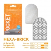 Карманный мастурбатор HEXA-BRICK - Tenga - в Симферополе купить с доставкой
